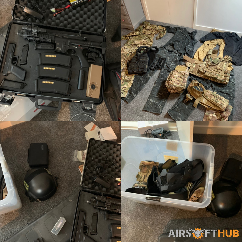 Tokyo Marui HK416C + job lot - Used airsoft equipment