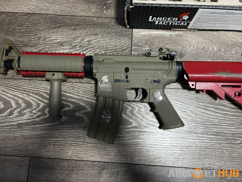 M4A1 RAS AEG, Tan - Used airsoft equipment