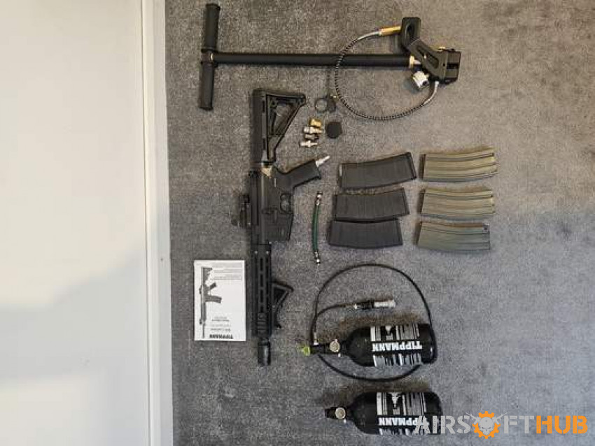 Modified Tippmann m4 v2 hpa - Used airsoft equipment