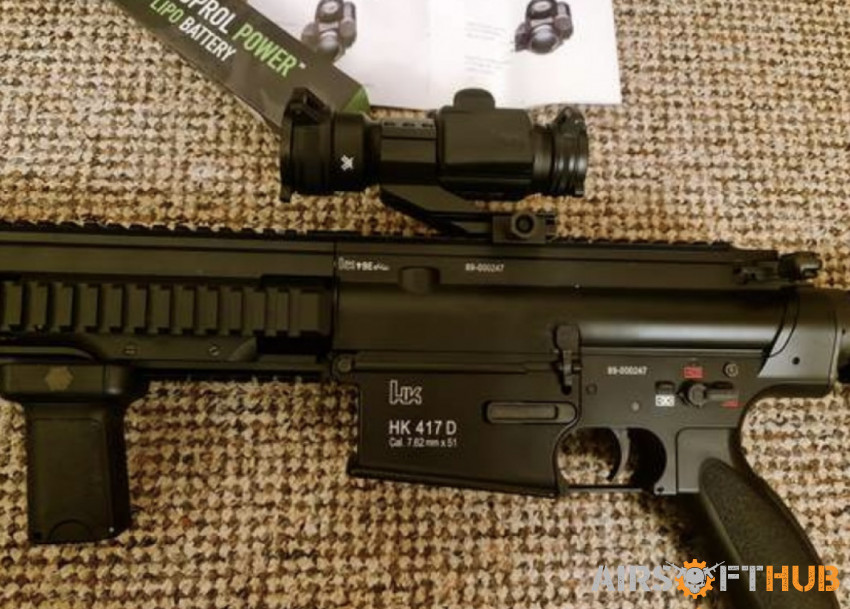 Tokyo Marui HK417 - Used airsoft equipment