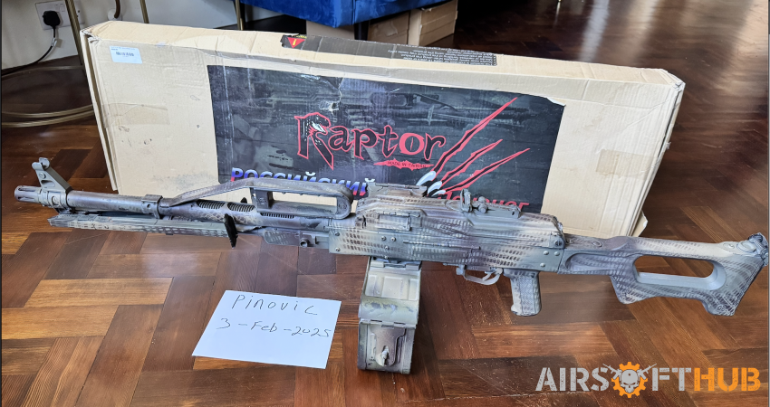 Raptor PKP AEG - Used airsoft equipment