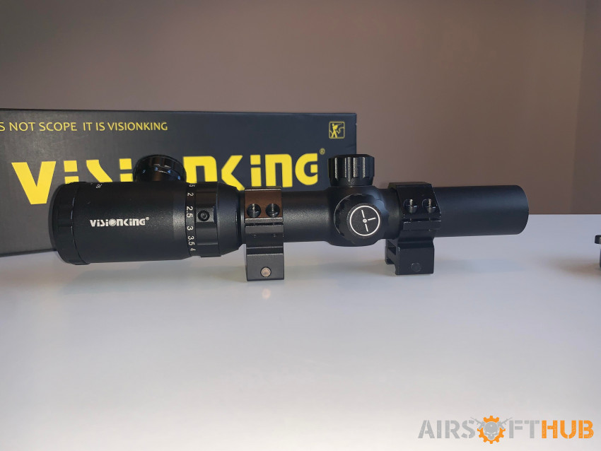 VISIONKING 1.25-5x26mm Scope - Used airsoft equipment