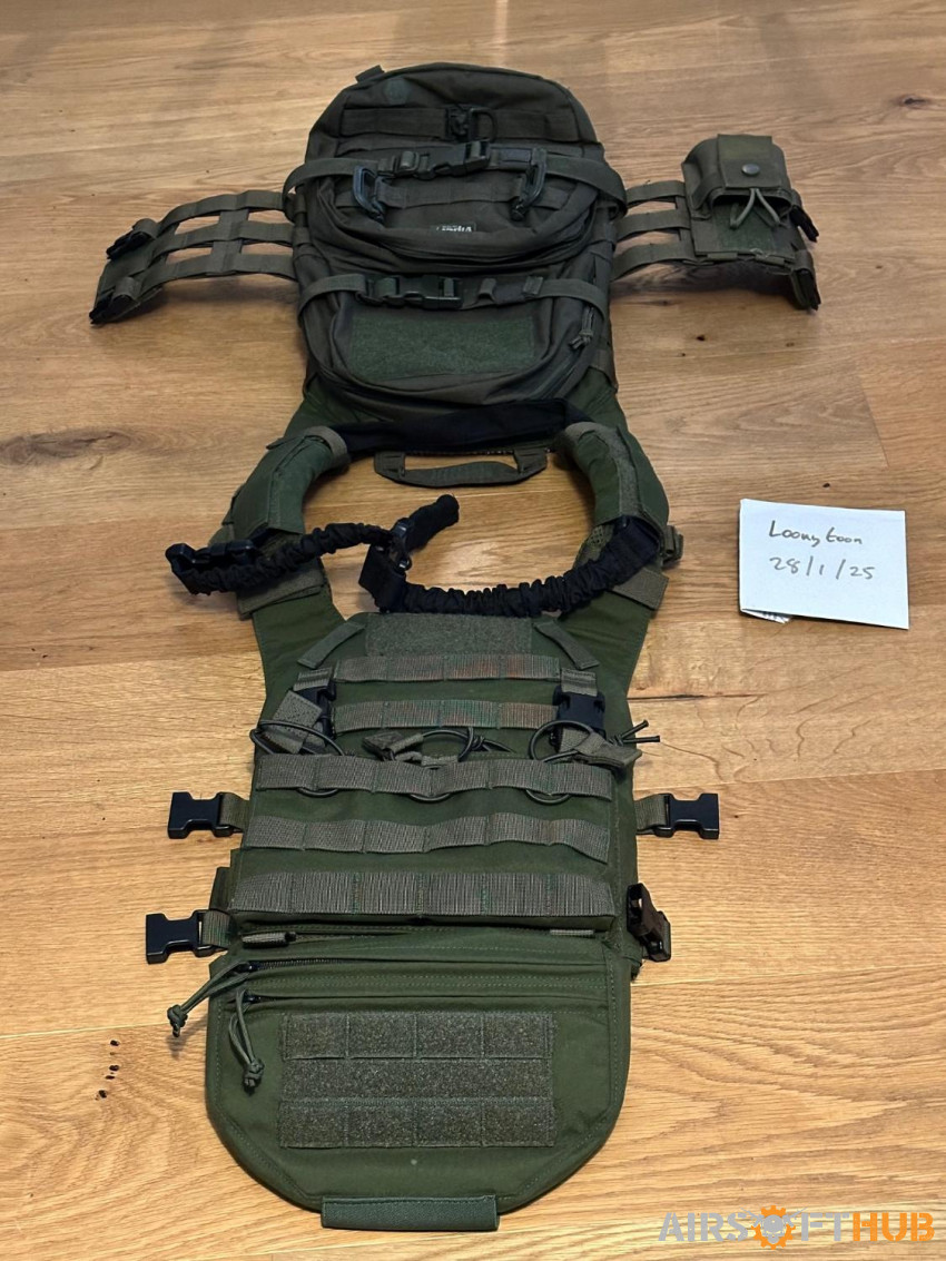 WAS Recon OD Plate Carrier - Used airsoft equipment