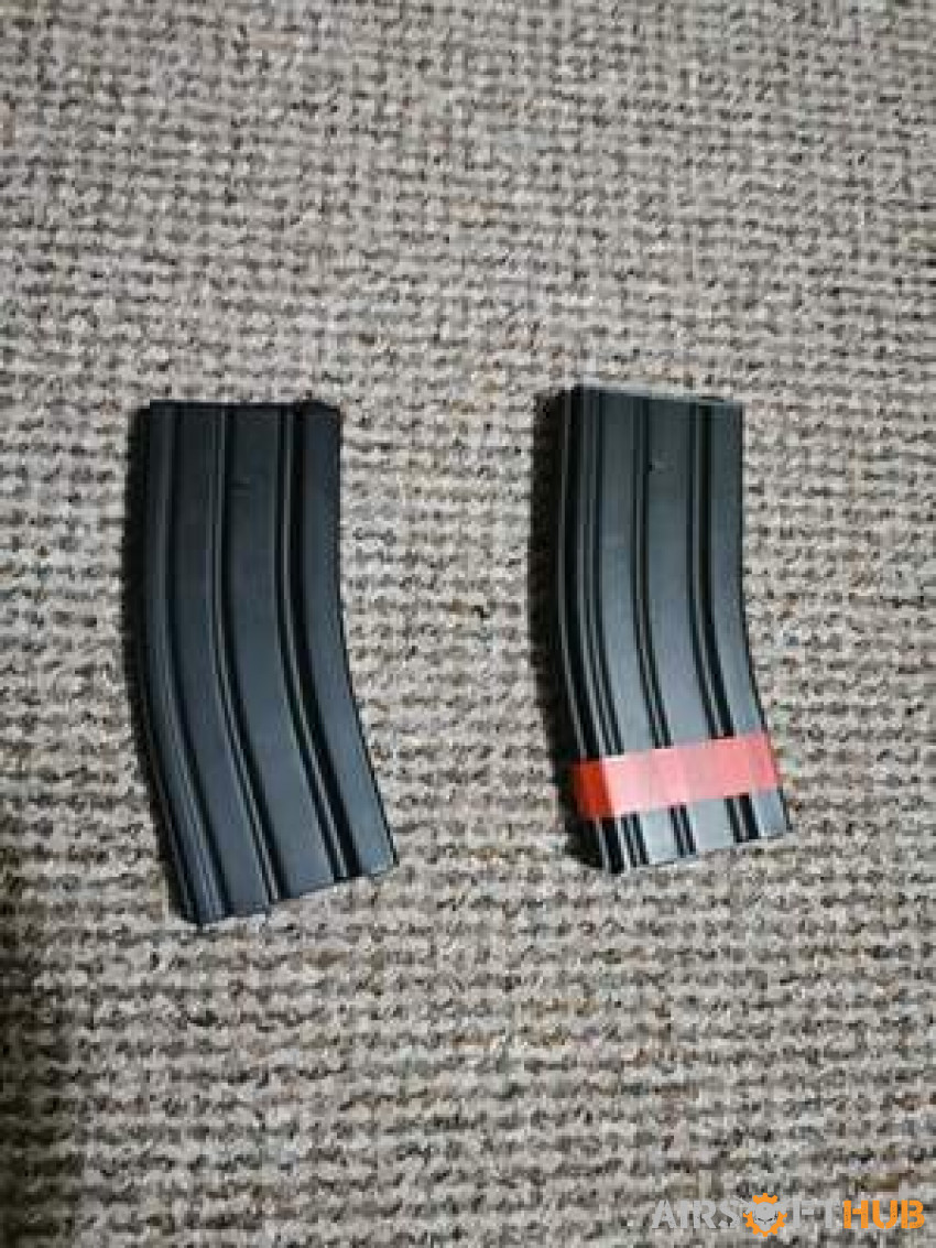 2 x M4/M16 STANAG hi caps - Used airsoft equipment