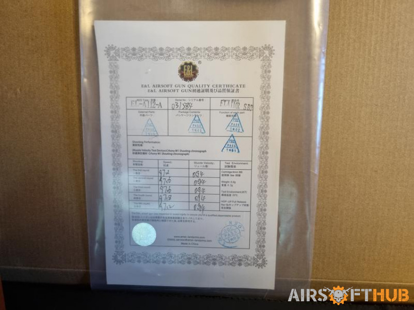 E&l ak74 aims EL112A - Used airsoft equipment