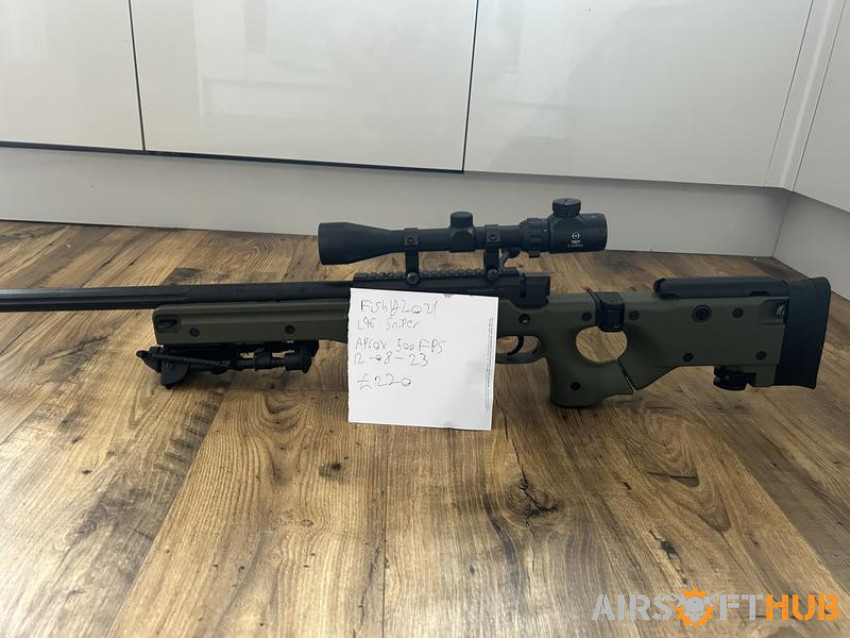 L96 fully upgraded sniper - Used airsoft equipment