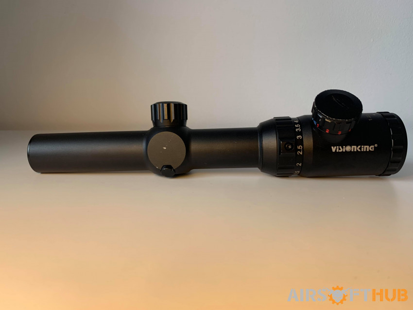 VISIONKING 1.25-5x26mm Scope - Used airsoft equipment