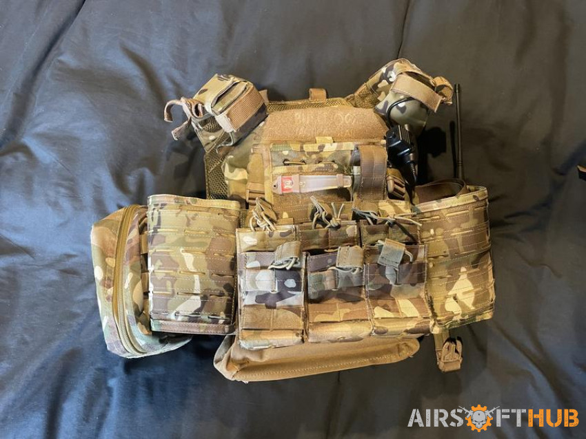 Mtp plate carrier and belt - Used airsoft equipment