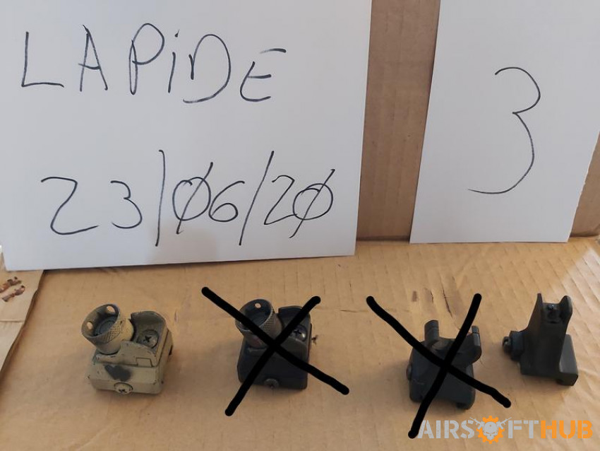 Iron Sights - Used airsoft equipment