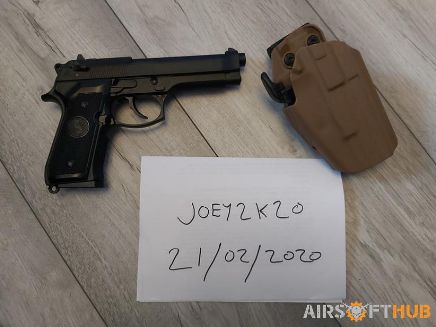 gas blow back pistol - Used airsoft equipment