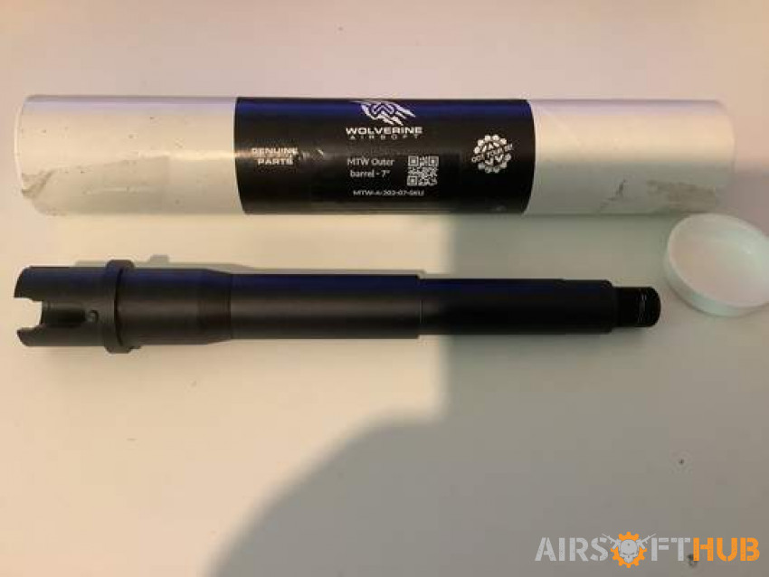 Mtw outer barrel 7” - Used airsoft equipment