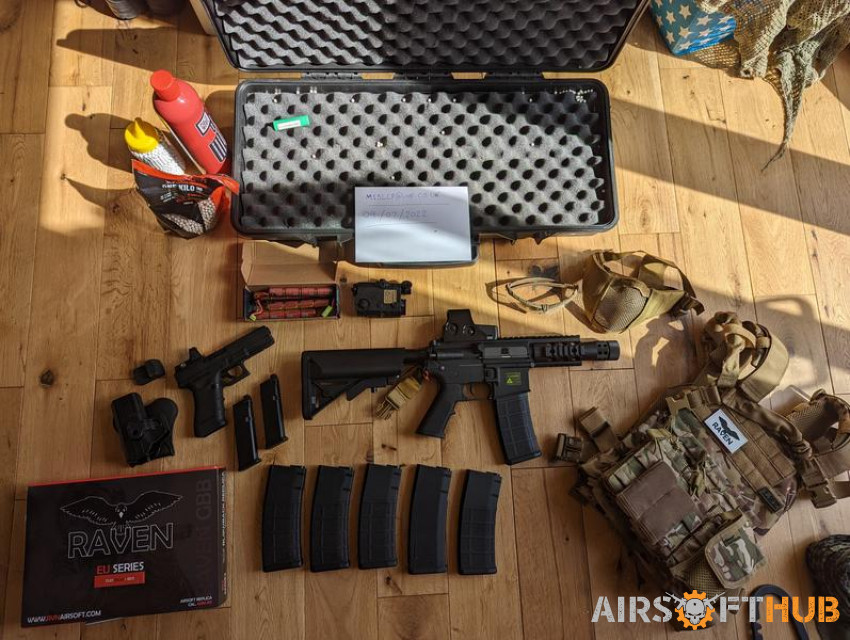 Full battle ready bundle - Used airsoft equipment