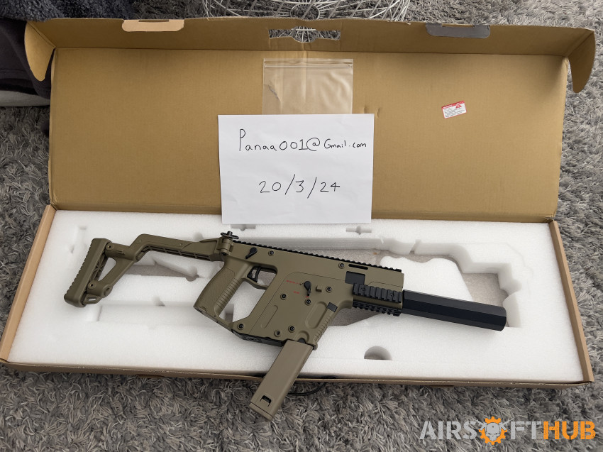 KRISS Vector style A&K Mod 1 - Used airsoft equipment