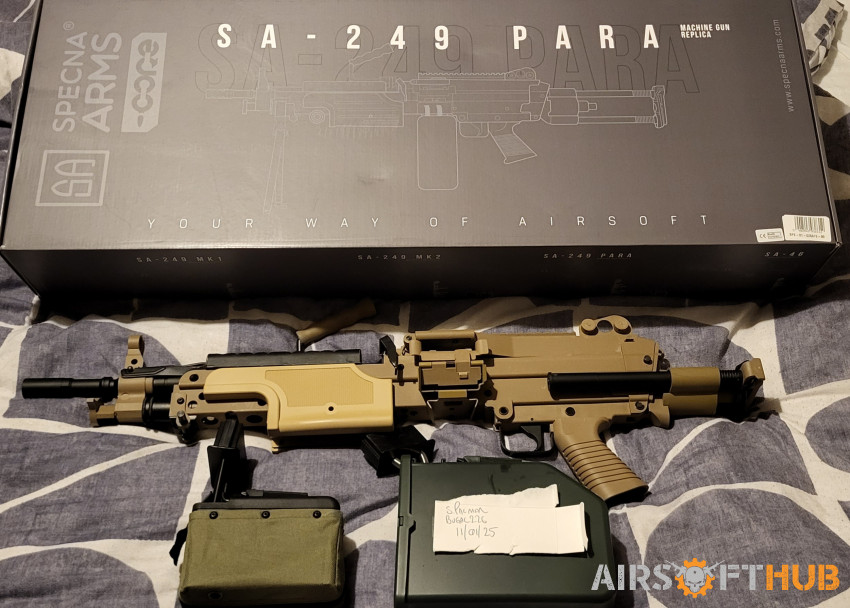 Specna Arms M249 Para - Used airsoft equipment