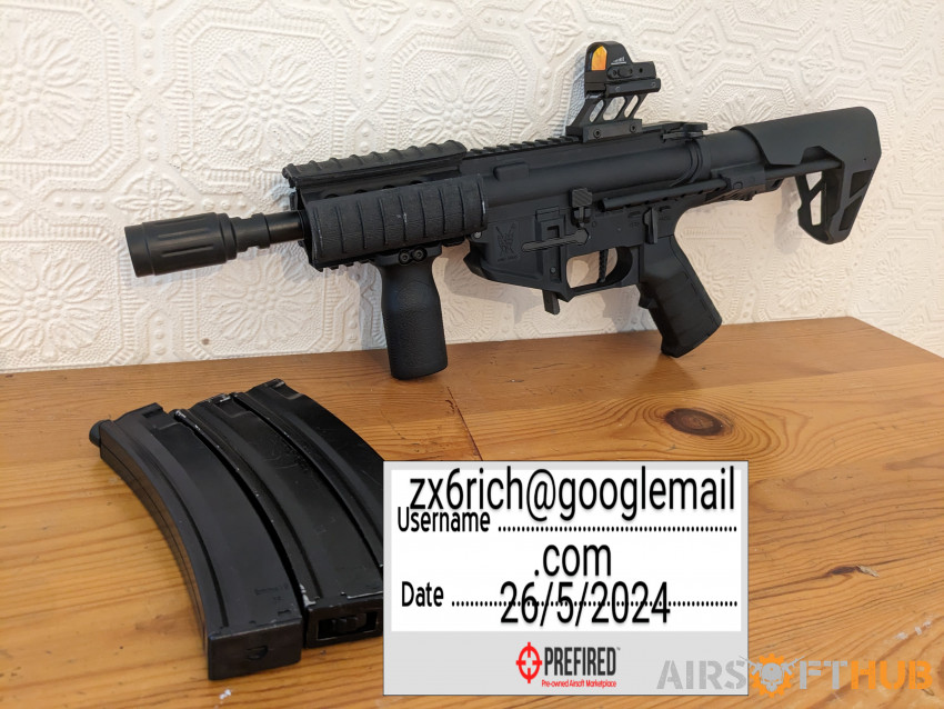 King arms pdw 9mm - Used airsoft equipment