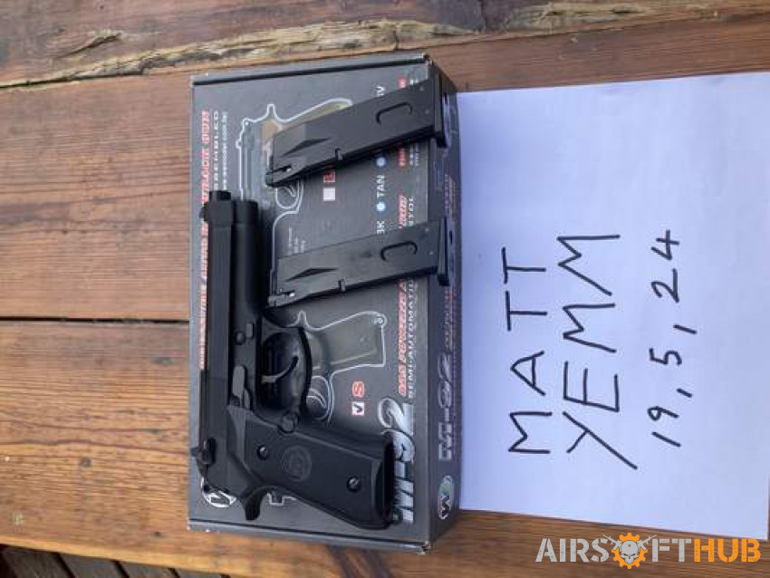 WE M92 - Used airsoft equipment