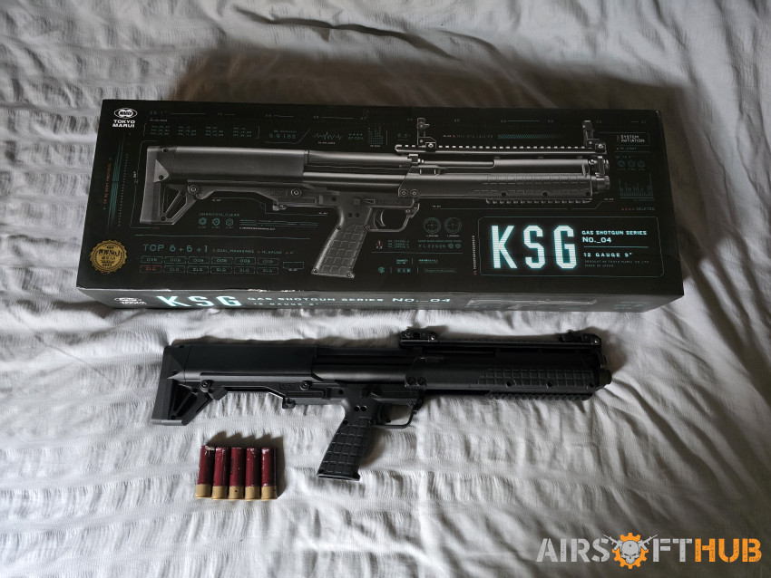 Tokyo Marui KSG Gas Shotgun - Used airsoft equipment