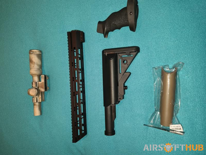 Parts & Scope Job Lot - Used airsoft equipment