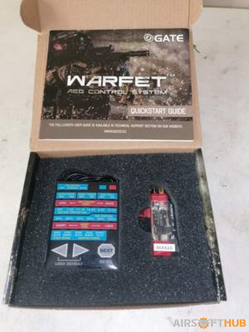 BNIB Gate Warfet - Used airsoft equipment