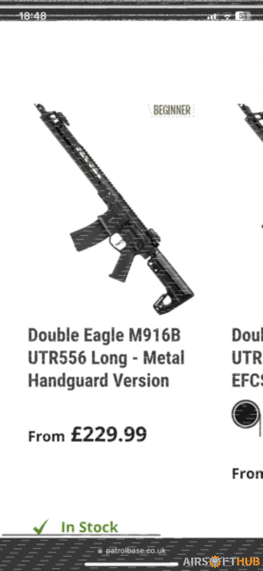 Double Eagle Honey Badger w/ F - Used airsoft equipment