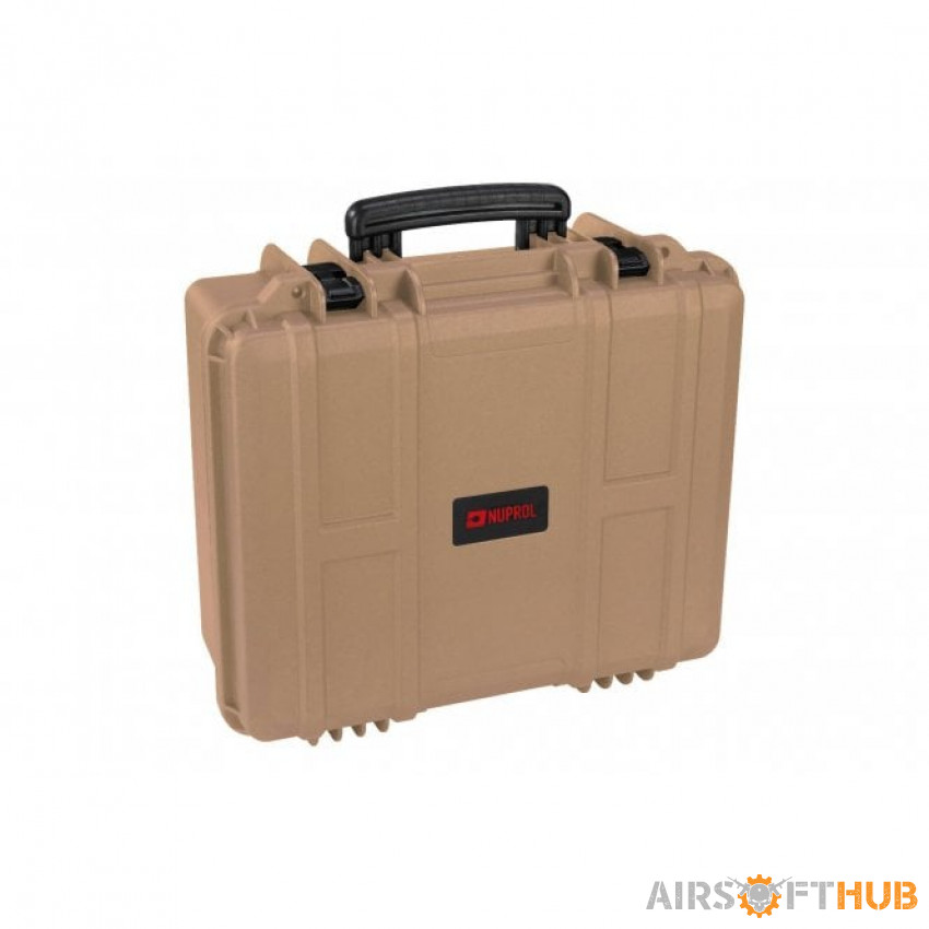 Nuprol case collection (Tan) - Used airsoft equipment