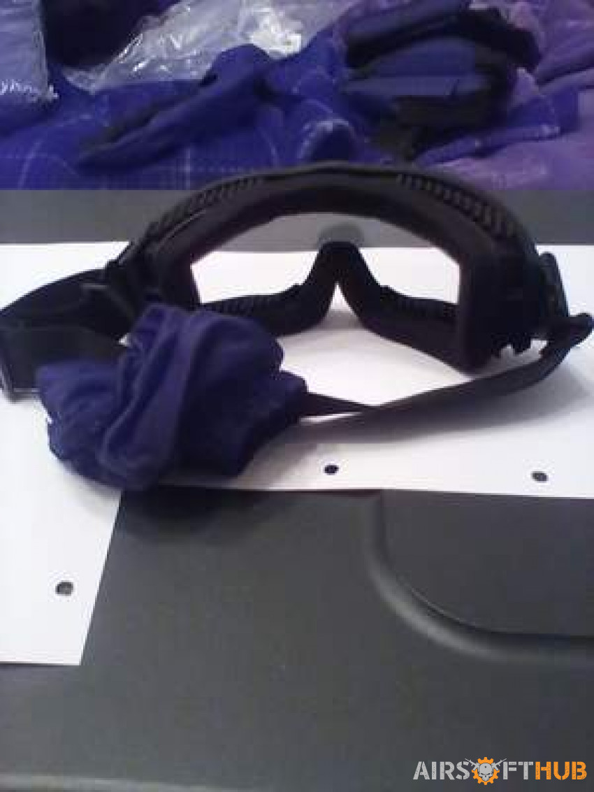 EnzoDate Black Goggles - Used airsoft equipment