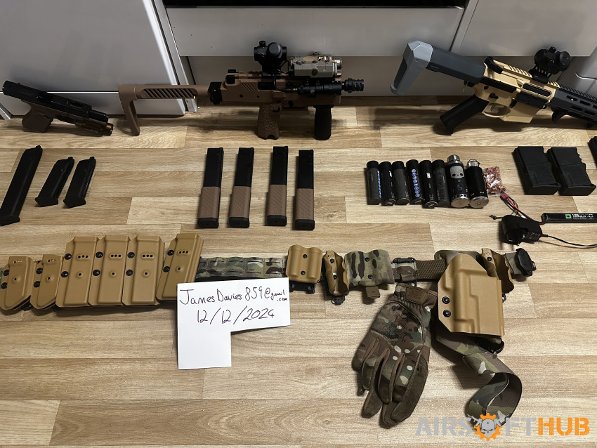 CQB kit, Vorsk VMP1 + Glock + - Used airsoft equipment