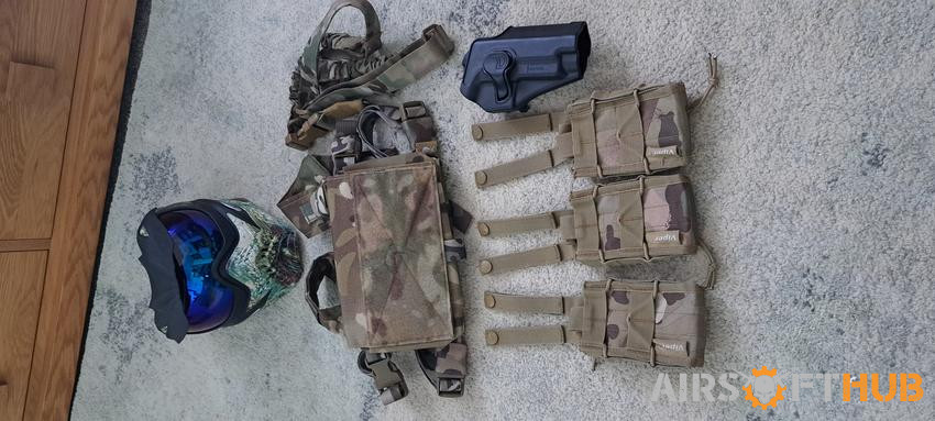 Airsoft kit. - Used airsoft equipment