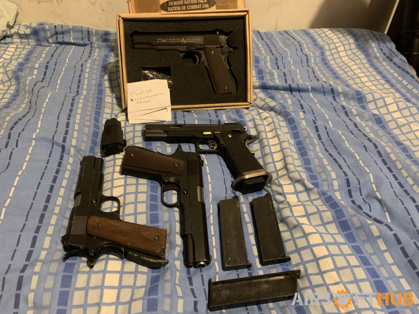 Airsoft collection - Used airsoft equipment