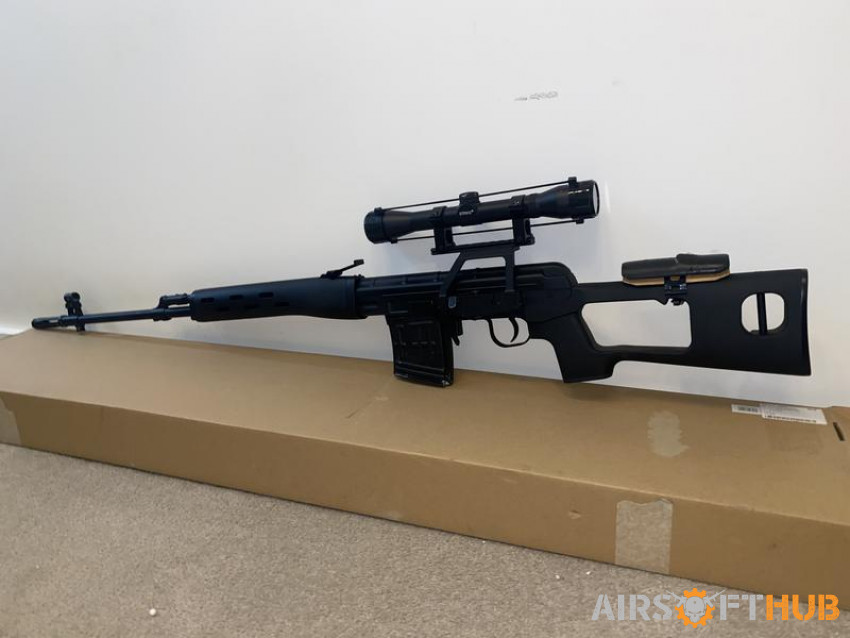 KOER SVD + Scope - Used airsoft equipment