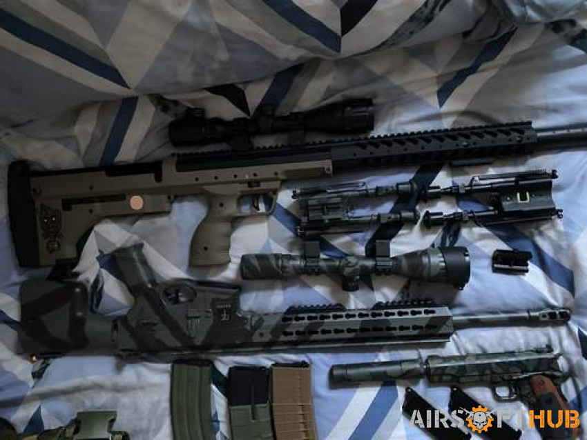 6 Guns - Used airsoft equipment