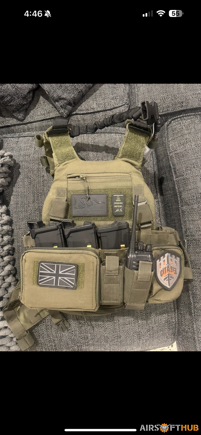 Viper buckle up rig - Used airsoft equipment