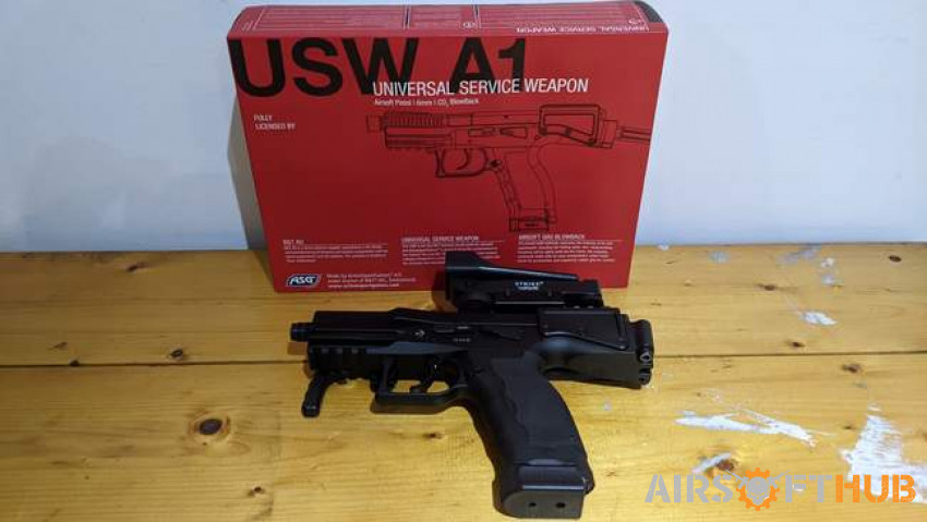 USW A1 tactical GBB pistol - Used airsoft equipment