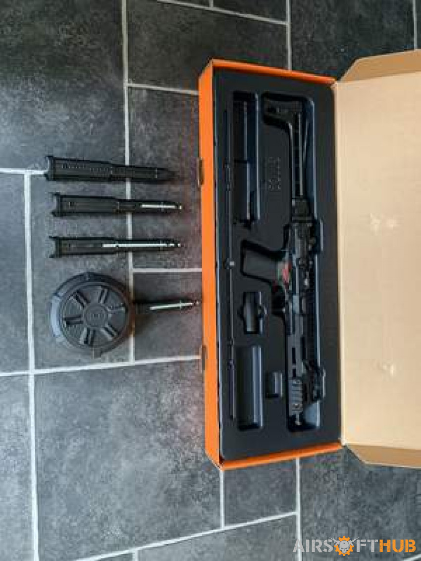 G&G SMC9, Drum Mag, Case - Used airsoft equipment