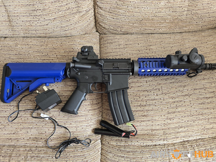 CYMA CM506 M4 RAS 11 CQB Blue - Used airsoft equipment