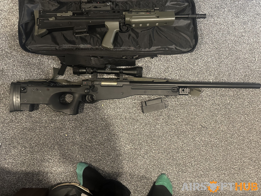 SA80 and sniper - Used airsoft equipment