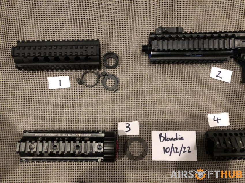 Various parts clearout - Lot 3 - Used airsoft equipment