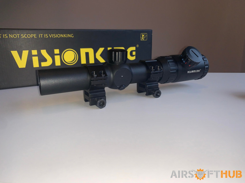 VISIONKING 1.25-5x26mm Scope - Used airsoft equipment