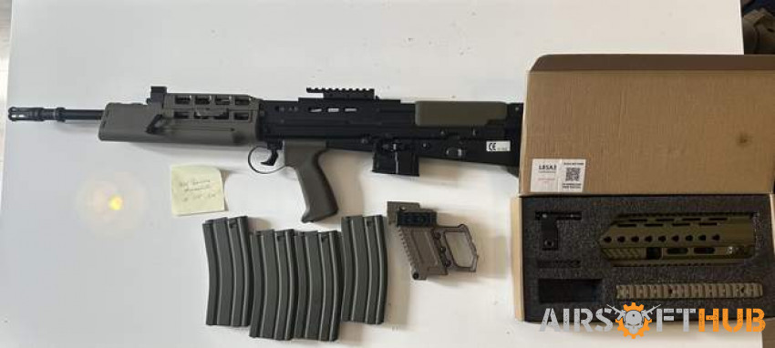 ICS L85 A2 + 4 mags - Used airsoft equipment