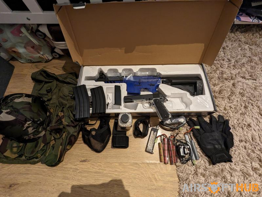 Rifle and Pistol Bundle - Used airsoft equipment