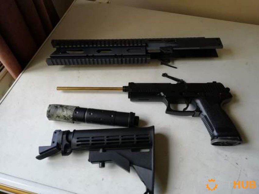 MK23 CARBINE KIT INC UPGRADED - Used airsoft equipment