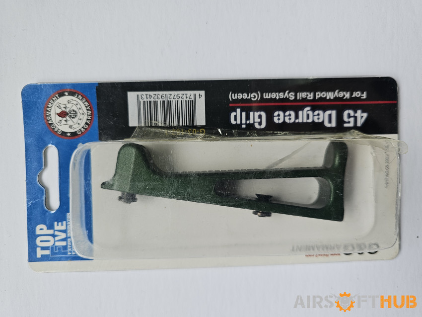 G&G 45 Degree grip green - Used airsoft equipment