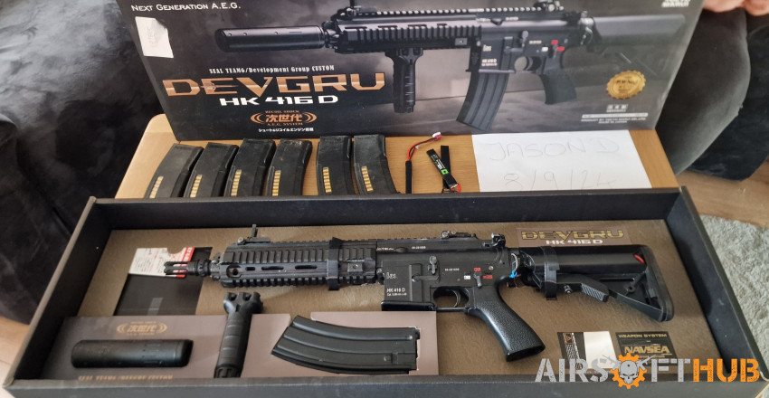 Tokyo Marui HK 416 D DEVGRU NG - Used airsoft equipment