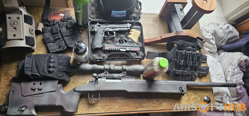 Airsoft equipment and guns - Used airsoft equipment