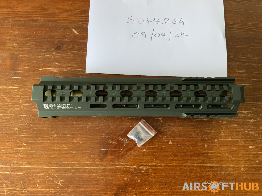 Z-Parts Mk4 Rail, OD Green, TM - Used airsoft equipment