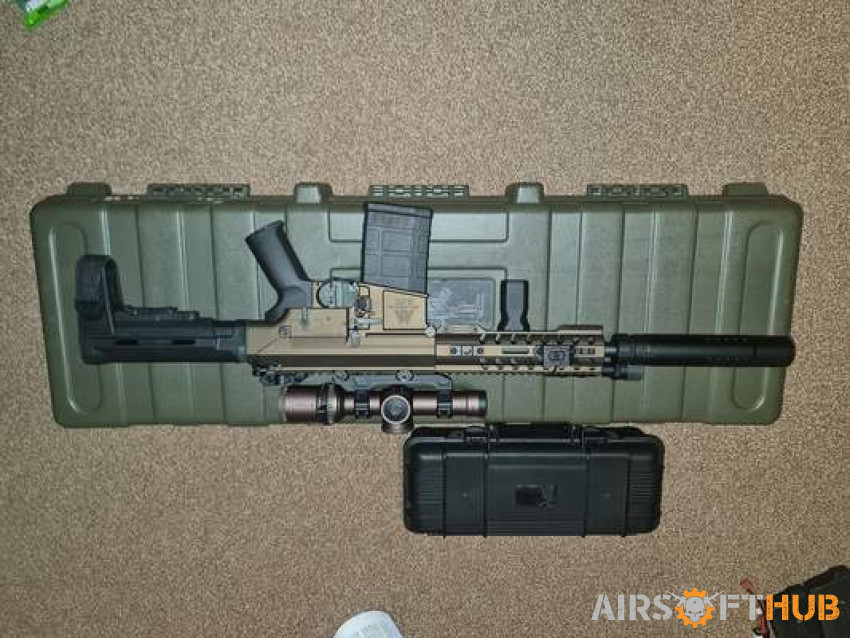 Ares ar308s deluxe + extras - Used airsoft equipment