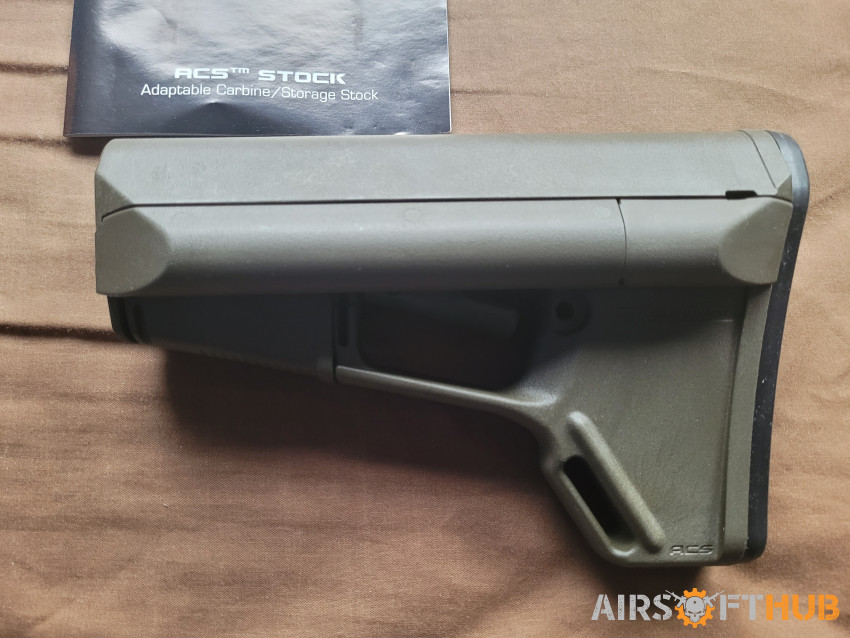 Magpul PTS ACS Stock (OD) - Used airsoft equipment