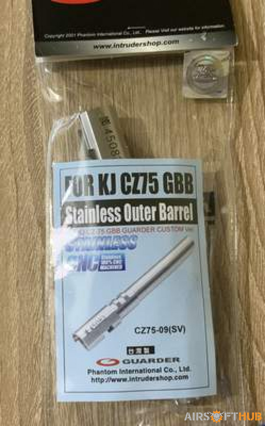 CZ 75 alloy outer barrel - Used airsoft equipment