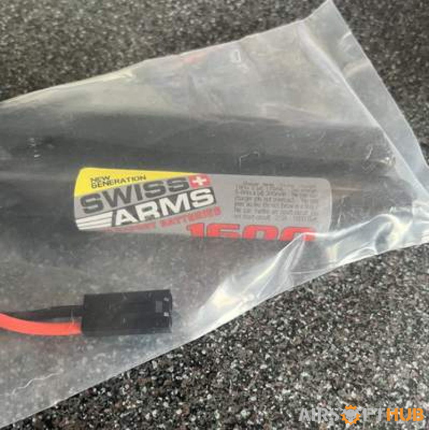 Swiss Arms 9.6v 1600 Battery - Used airsoft equipment