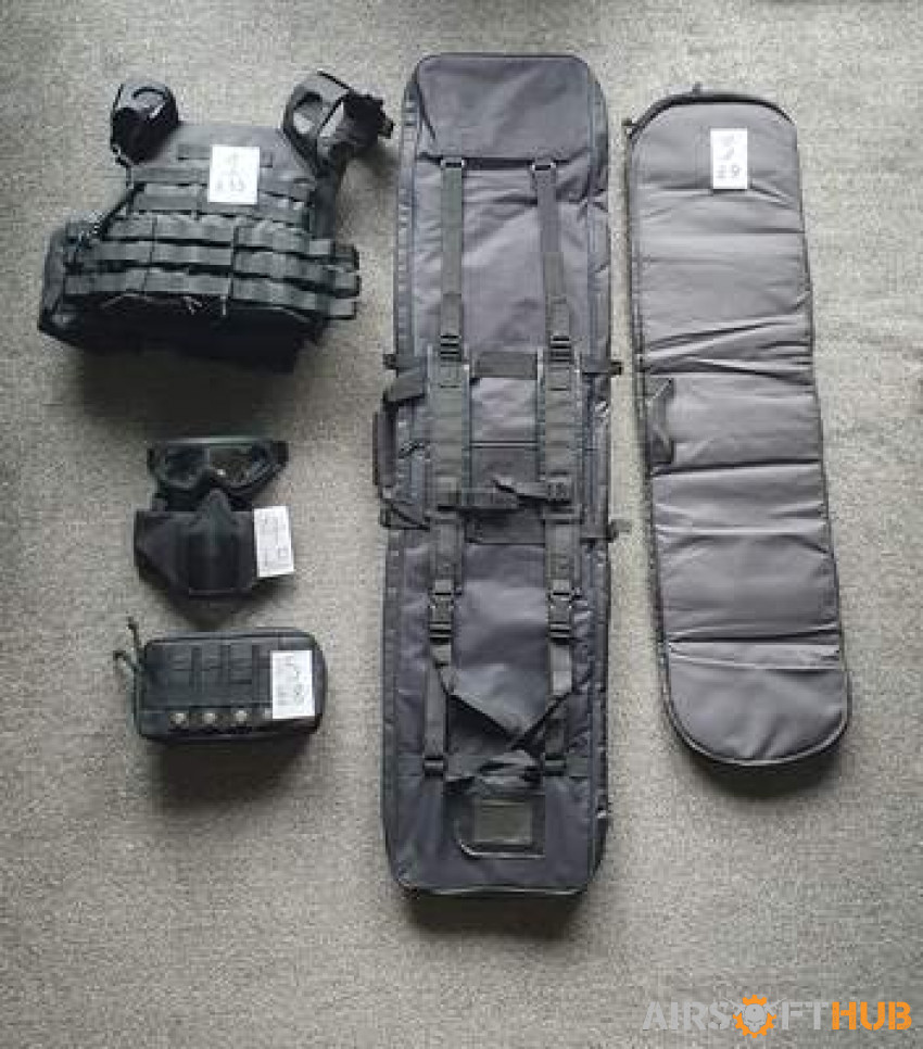 Plate carrier, bags and others - Used airsoft equipment